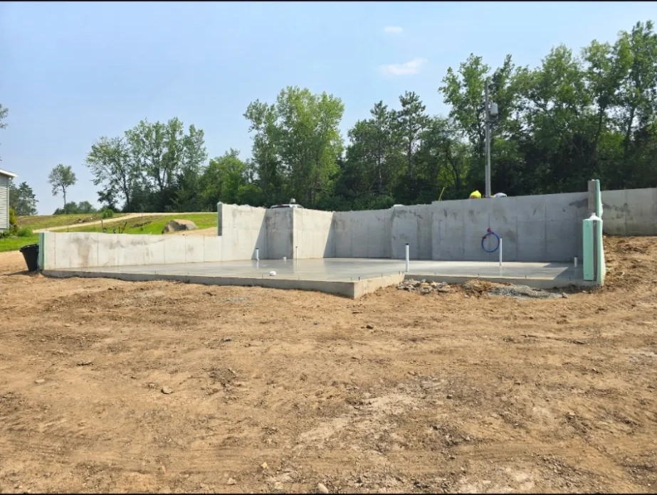 Foundations & Footings by Pouring Praises Custom Concrete in southern Minnesota